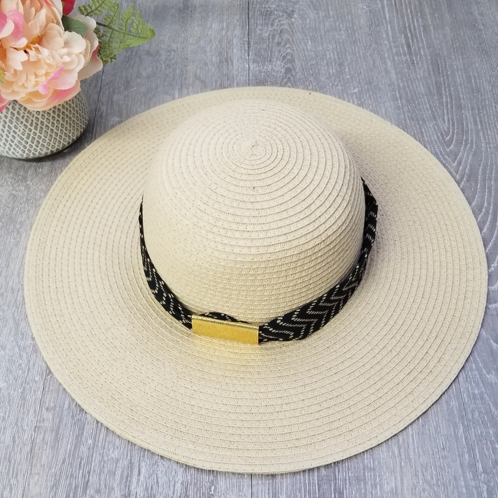 Mud Pie Woven Sun Hat - Picture 2 of 7